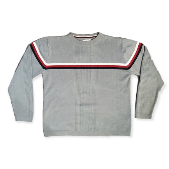 *SOLD* Y2K Skater Striped Sweater - Picture 3 of 4
